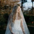 A bride wearing The Classics veil